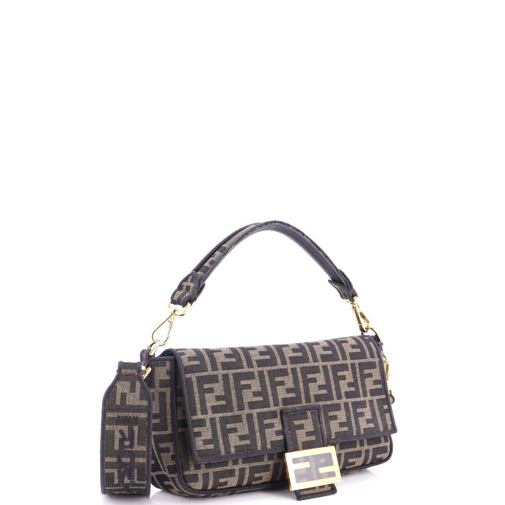 Fendi Medium Baguette NM Bag Zucca Canvas - Picture 2 of 5